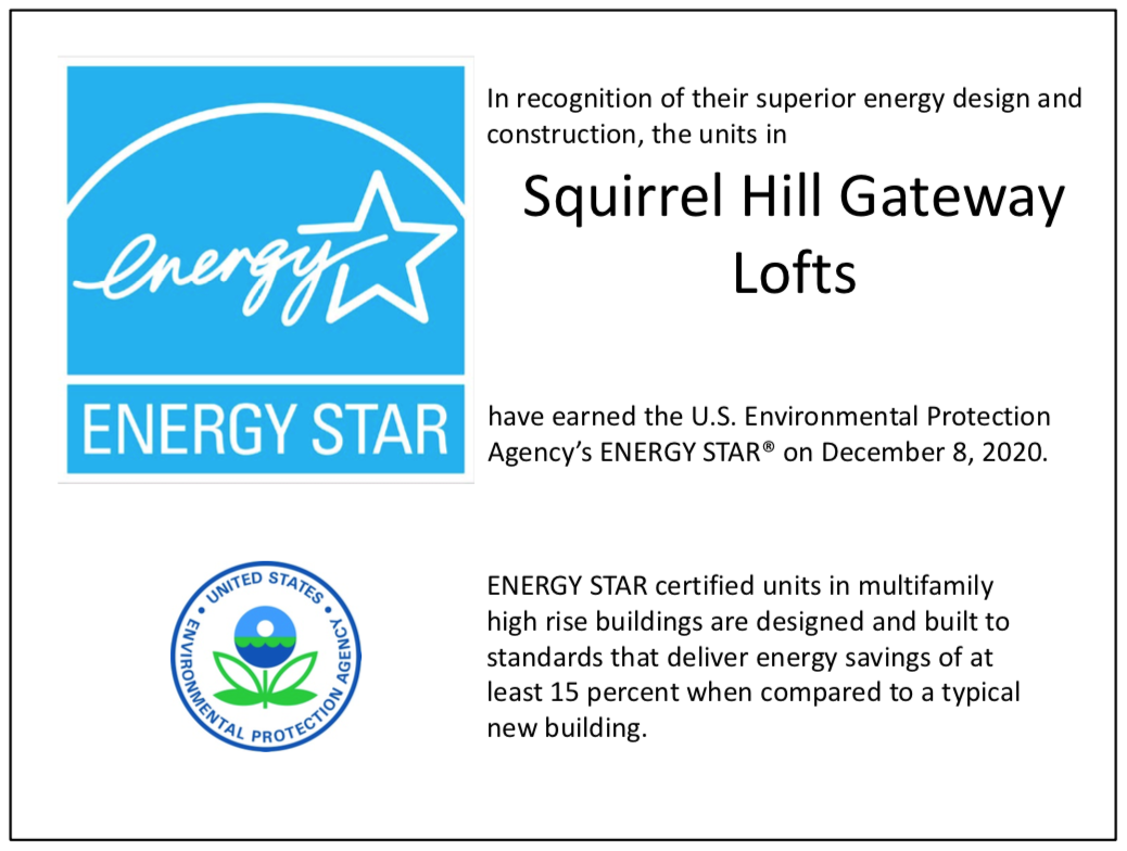 Krause Commons Energy Star Certificate