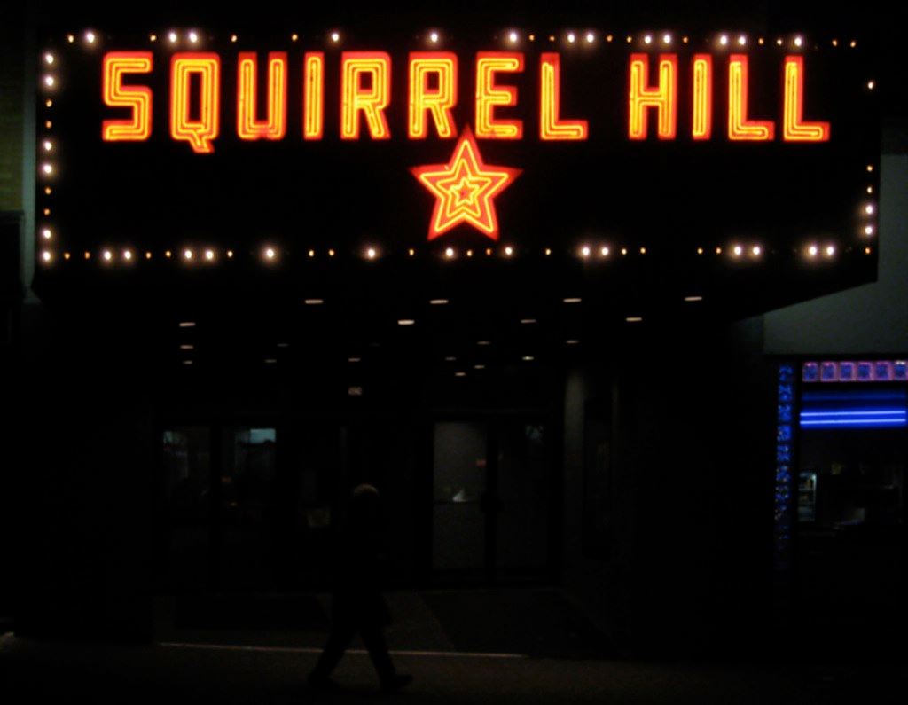 Squirrel Hill Theater Marquee