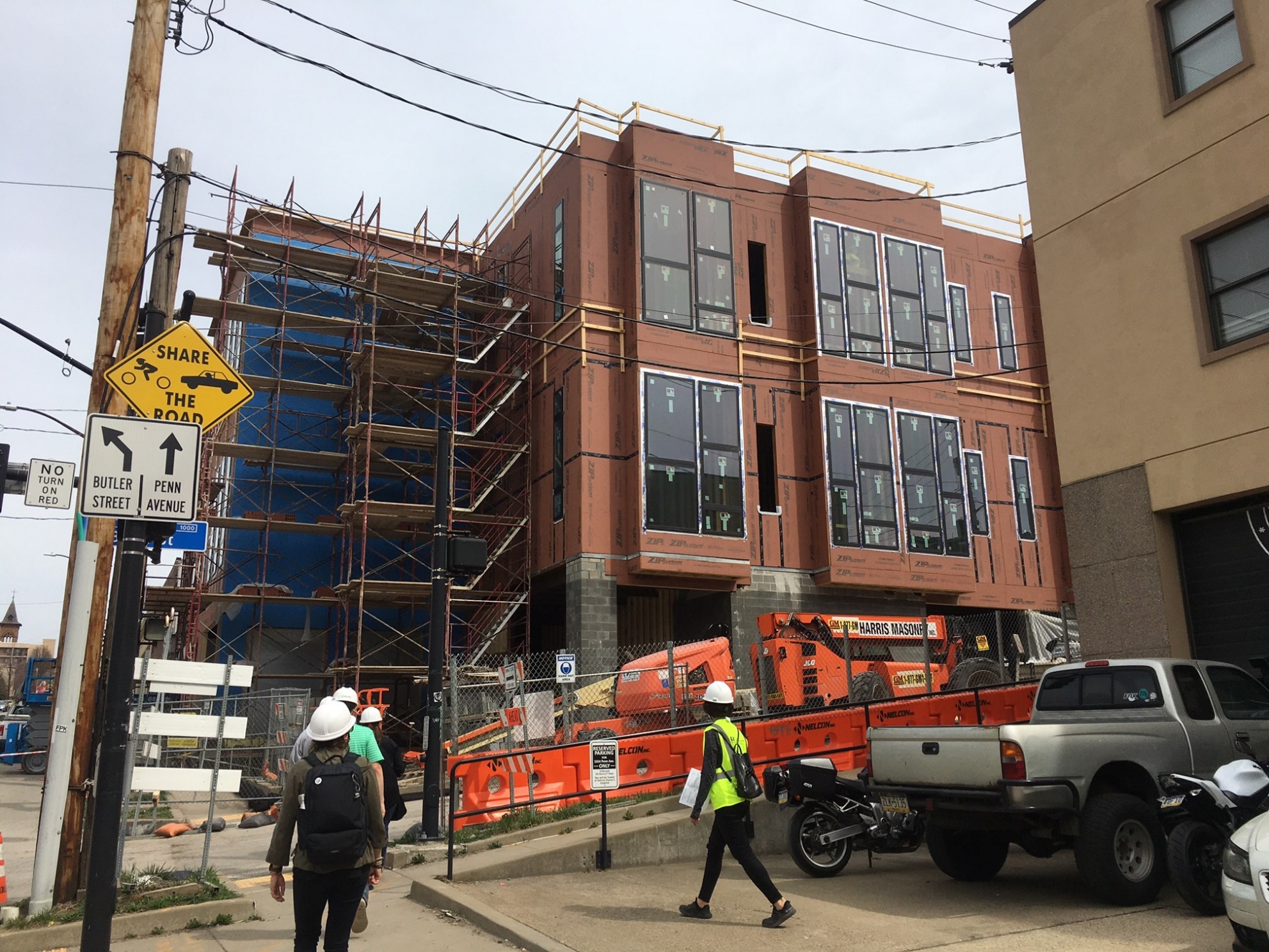 Sixth Ward Flats Under Construction